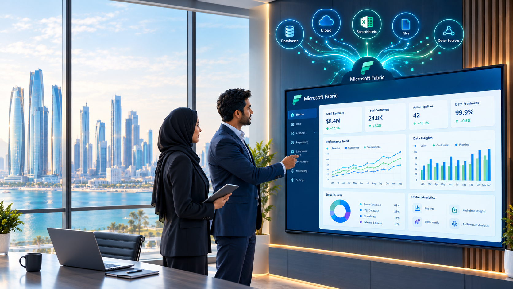 Microsoft Fabric Consultant in Abu Dhabi & UAE | Swasti Datamatrix